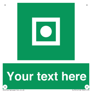 Custom sign safe condition Shipboard general alarm